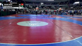 1-5A 100 Quarterfinal - Maggie Watts, Arab vs Jurnei Briscoe, Hayden