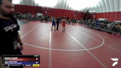 117 lbs Quarterfinal - Isaiah Kaiser, Valley Elite Wrestling Club vs Ian Proctor, Askren Wrestling Academy