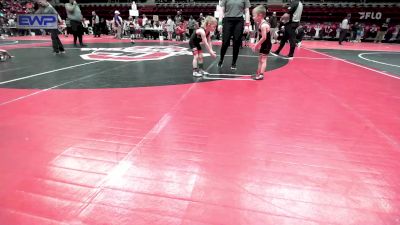 45 lbs Quarterfinal - Emmalyn Gibson, Unattached vs Aspen Shelton, Team Tulsa Wrestling Club