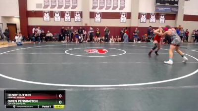 93-100 lbs Cons. Semi - Owen Pennington, Center Grove WC vs Henry Sutton, Fighting Irish WC