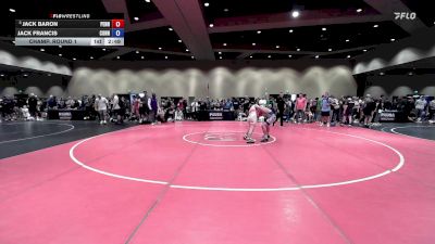 126 lbs Champ. Round 1 - Jack Baron, Pennsylvania vs Jack Francis, Connecticut