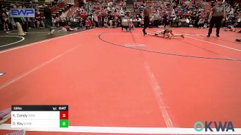 58 lbs Quarterfinal - Kaiden Candy, Sperry Wrestling Club vs Daxton Ray, Division Bell Wrestling