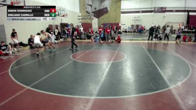 126 lbs Cons. Semis - Simon Rodriguez, Cumberland vs Emiliano Carrillo, Central MN Elite Wrestling