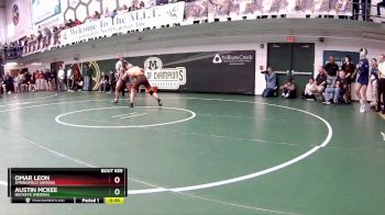 138 lbs Cons. Round 5 - Austin McKee, Buckeye (Medina) vs Omar Leon, Springfield (Akron)