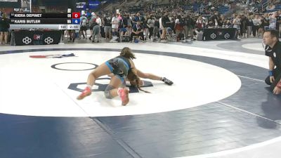 140 lbs Cons. Rd Of 16 - Kiera Depinet, Ohio vs Karis Butler, Washington