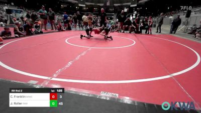 80 lbs Rr Rnd 2 - Cooper Franklin, Broken Arrow Wrestling Club vs Jaxon Roller, Raw