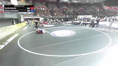 126 lbs Quarters - Kaleb Mincks, Delta Wrestling vs Draco Martinez, Monster Garage Wrestling