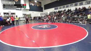 165 lbs 1st Place Match - Tigran Greyan, Valencia/Valencia vs Christian Stoeber, Fountain Valley