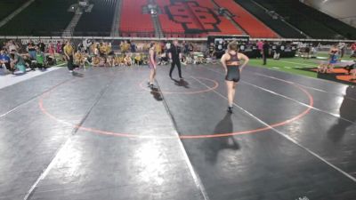 140 lbs Brynlee Lutz, Alaska HS Girls vs Alexa Torres, California HS Girls