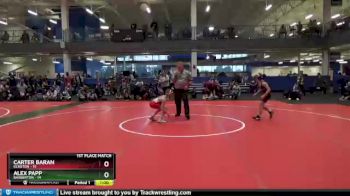 75 lbs Finals (2 Team) - Alex Papp, Barberton vs Carter Baran, Kenston