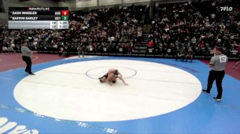 4A 126 lbs Cons. Round 2 - Easton Darley, Green Canyon vs Dash Wheeler, Hurricane