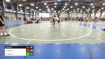 132 lbs Rr Rnd 2 - Jack Voute, Iron Faith Wrestling vs Cody Nipple, JC Mat Rats