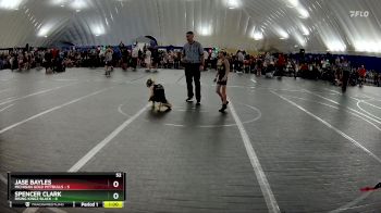 52 lbs Round 2 (10 Team) - Jase Bayles, Michigan Gold Pittbulls vs Spencer Clark, Rising Kingz Black