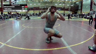 150 lbs Champ. Round 2 - Declan O`byrne, Malvern Prep vs Ben Ziola, Skutt Catholic
