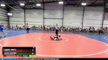 76 lbs Round 1 (6 Team) - Tommy Gretz, PA Blue vs Owen Hayden, Maryland Gold