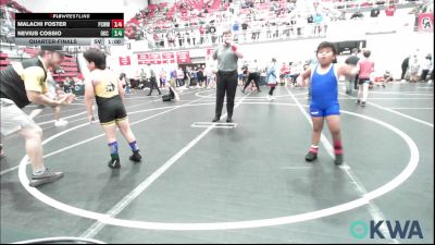 46 lbs Consi Of 16 #1 - Asa Davis, Piedmont vs Brooks Kilmer, Harrah Little League Wrestling