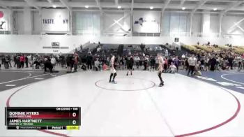 106 lbs Champ. Round 1 - Dominik Myers, Olean Wrestling vs James Hartnett, Proper-ly Trained