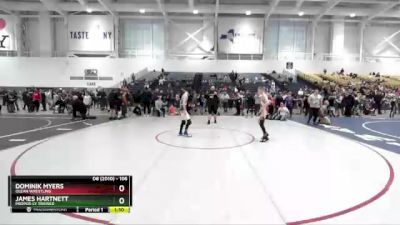 106 lbs Champ. Round 1 - Dominik Myers, Olean Wrestling vs James Hartnett, Proper-ly Trained