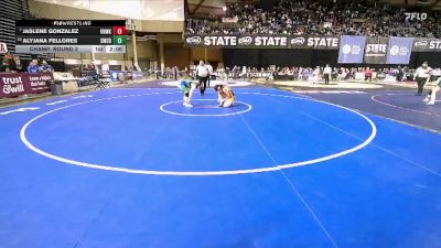 Girls 3A 140 lbs Champ. Round 2 - Jaslene Gonzalez, Kennewick (Girls) vs Alyjana Fellores, Shorewood (Girls)