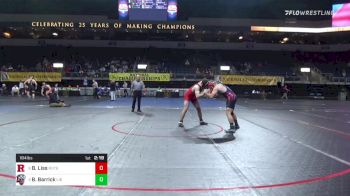 184 lbs Semifinal - Ben Liss, Rutgers WC vs Blake Barrick, Liberty