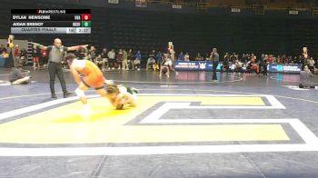 184 lbs Quarterfinal - Dylan Newsome, Virginia vs Aidan Brenot, North Dakota State