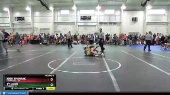 110 lbs Round 2 (8 Team) - Josh Spontak, Crusaders vs Ty Coon, Phoenix