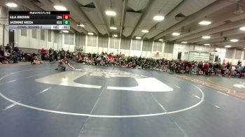 115 lbs Cons. Round 2 - Lila Brown, Lewis-Palmer vs Jazmine Meza, Kelso