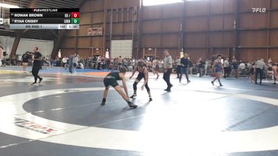 120 lbs Rr Rnd 1 - Rowan Brown, D3 / Cooperstown vs Ryan Crissy, Leroy