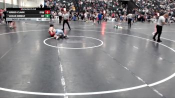 120 lbs Champ. Round 1 - Lucas DeMilt, Fort Calhoun Pioneers vs Kreed Clark, Pikes Peak Warriors Wrestling