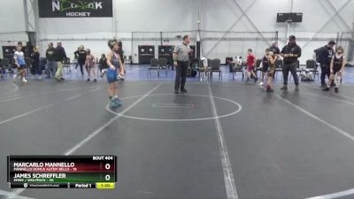 72 lbs Quarterfinal - Marcarlo Mannello, Mannello Domus Autem Bello vs James Schreffler, SMWC / Wolfpack