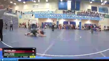 145 lbs Cons. Round 2 - Michael Ball, Teton High School vs Zach James, Kuna High School