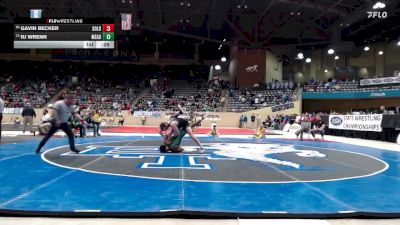 165 lbs Cons. Round 2 - Gavin Becker, South Oldham vs RJ Wrenn, Meade County