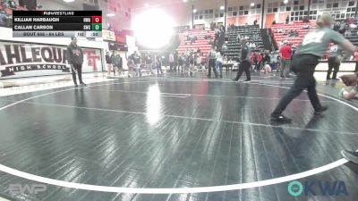 64 lbs Rr Rnd 4 - Killian Harbaugh, HURRICANE WRESTLING ACADEMY vs Callan Carson, Salina Wrestling Club