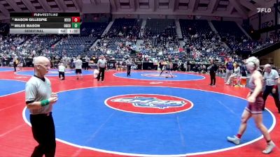 1A-165 lbs Semifinal - Mason Gillespie, Heard County vs Miles Mason, Oglethorpe County