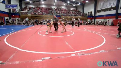 112 lbs Consolation - Tucker Daniels, Bristow Youth Wrestling vs Bennett Mikles, Team Tulsa Wrestling Club