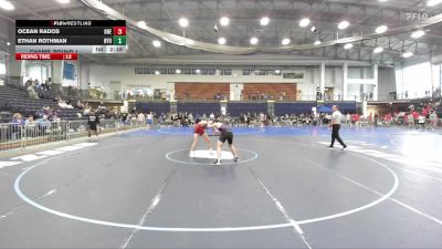 157 lbs Champ. Round 1 - Ethan Rothman, NYU vs Ocean Rados, Oneonta State