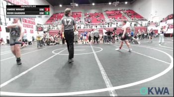 140-160 lbs Consolation - Grayson Moss, Blanchard Youth Wrestling Club vs Henry Hanzlicek, Harrah Little League Wrestling