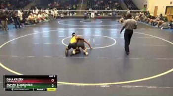 120 lbs Semis & 1st Wb (8 Team) - Dima Krizek, Lassiter H.S. vs Roman Slaughter, Richmond Hill HS