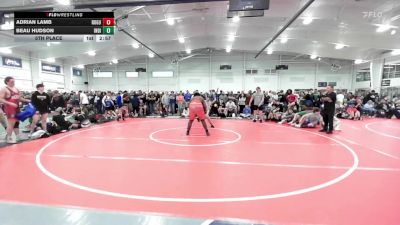 285 lbs 5th Place - Adrian Lamb, Rogue Wrestling Club-HS vs Beau Hudson, Indiana Outlaws White-HS
