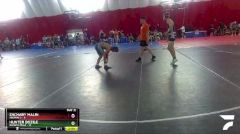 126 lbs Round 2 (4 Team) - Zachary Malin, Aquinas 2 vs Hunter Bozile, Oconto Falls