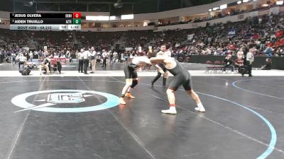 4A 215 lbs Semifinal - Jesus Olvera, Deming vs Aiden Trujillo, Aztec