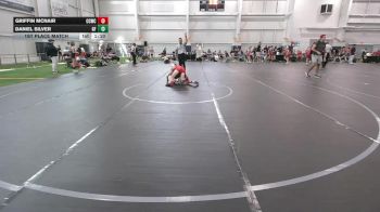 100-110 lbs 1st Place Match - Daniel Silver, Graham Falcon vs Griffin McNair, Capital City Wrestling Club