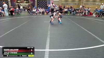 44 lbs Cons. Round 1 - Attley Stevens, Level Up vs Rivers Hallmark, Ironclad Wrestling Club