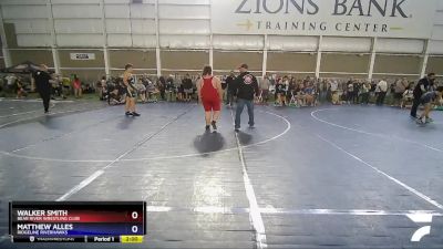 250 lbs Round 2 - Walker Smith, Bear River Wrestling Club vs Matthew Alles, Ridgeline Riverhawks