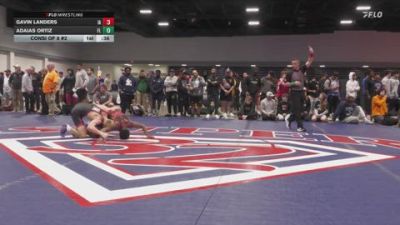 144 lbs Consi Of 8 #2 - Gavin Landers, IA vs Adaias Ortiz, FL