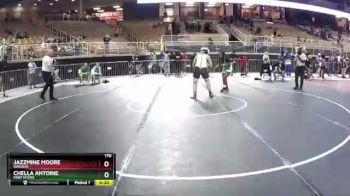 170 lbs Cons. Round 3 - Chella Antoine, Fort Myers vs Jazzmine Moore, Oakleaf