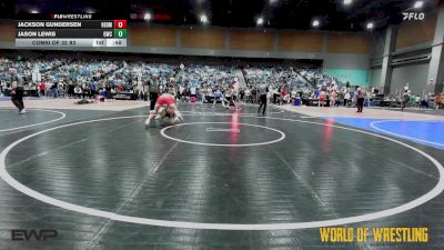 145 lbs Consi Of 32 #2 - Jackson Gundersen, Hermiston Wrestling vs Jason Lewis, Grizzly Wrestling Club