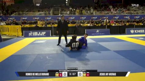 Romeo De Mello Durand vs Jesus Jay Arenas 2026 Pan Kids Jiu-Jitsu IBJJF Championship