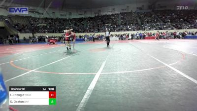 150 lbs Round Of 32 - Logan Stengle, Comanche Indians vs Garrett Deaton, Davis