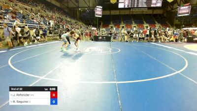 126 lbs Rnd Of 32 - Jackson Refsnider, MN vs Rider Seguine, ID